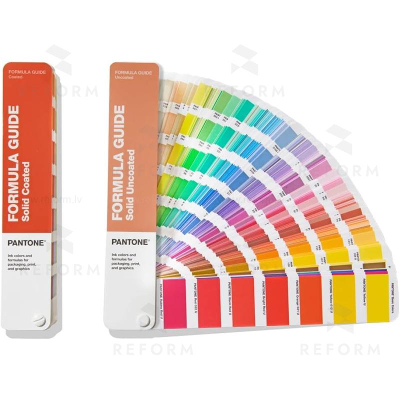 Pantone GP1601B Formula Guide - Coated and Uncoatedd krāsu katalogs